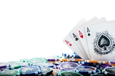 gem188 Bandar Poker table layout showing player and dealer positions with hand rankings displayed